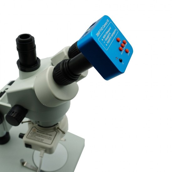 38MP Industrial Microscope Camera with 0.5X Eyepiece 23.2mm to 30mm 30.5mm Adapter for Phone CPU PCB Repair