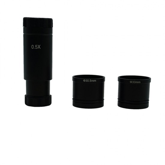 38MP Industrial Microscope Camera with 0.5X Eyepiece 23.2mm to 30mm 30.5mm Adapter for Phone CPU PCB Repair 38MP Industrial Microscope Camera with 0.5X Eyepiece 23.2mm to 30mm 30.5mm Adapter for Phone CPU PCB Repair