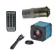 48MP HDMI Digital Machine Vision Industrial Microscope Camera CCD 130X C-Mount Zoom Lens 56LED Light for PCB Soldering