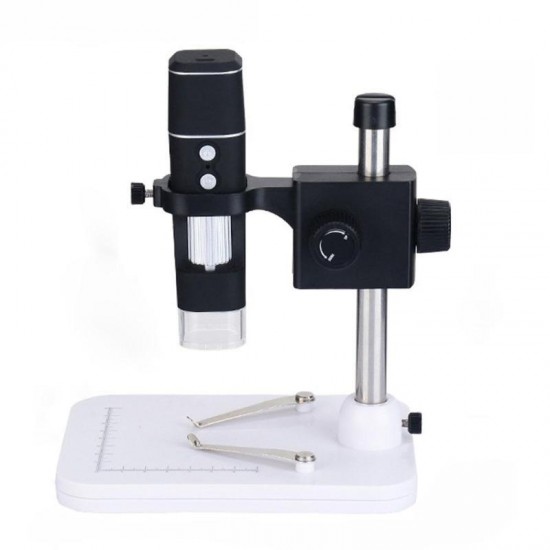 500X 8 LED Wireless Camera 2MP Wifi Digital Microscope Magnifier with Base Stand Holder