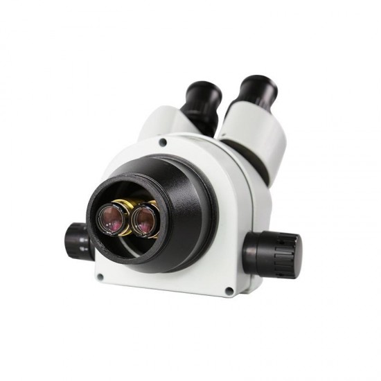 7-45X Continuous Zoom Binocular Micromirror Stereo Microscope with Upper and Lower Light Source