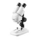 20X Binocular Stereo Microscope Top LED HD Image PCB Solder Phone Repair Specimen Mineral Watching Tool with Eyecups