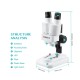 20X/40X Binocular Stereo Microscope with LED for PCB Solder Mobile Phone Repair Mineral Specimen Watching HD Vision