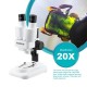 AO1001 20X Stereo Microscope Binocular with LED for PCB Soldering Tool Mobile Phone Repair Slides Mineral Watching Microscopio AO1001 20X Stereo Microscope Binocular with LED for PCB Soldering Tool Mobile Phone Repair Slides Mineral Watching Microscopio