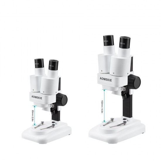 AO1001 20X Stereo Microscope Binocular with LED for PCB Soldering Tool Mobile Phone Repair Slides Mineral Watching Microscopio AO1001 20X Stereo Microscope Binocular with LED for PCB Soldering Tool Mobile Phone Repair Slides Mineral Watching Microscopio