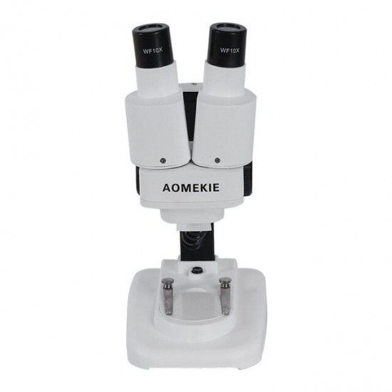 AO1001 20X Stereo Microscope Binocular with LED for PCB Soldering Tool Mobile Phone Repair Slides Mineral Watching Microscopio AO1001 20X Stereo Microscope Binocular with LED for PCB Soldering Tool Mobile Phone Repair Slides Mineral Watching Microscopio