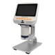 AD105S 4.3 Inch 600X FHD 1080P Digital USB Microscope Built-in Display Slides Movable Bl