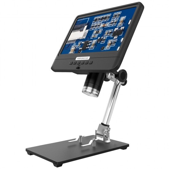 AD208 8.5 Inch 5X-1200X Digital Microscope Adjustable 1280*800 LCD Display Microscope 1080P Scope Soldering Tool for Mobile Phone Repair PCB Welding SMT AD208 8.5 Inch 5X-1200X Digital Microscope Adjustable 1280*800 LCD Display Microscope 1080P Scope Soldering Tool for Mobile Phone Repair PCB Welding SMT