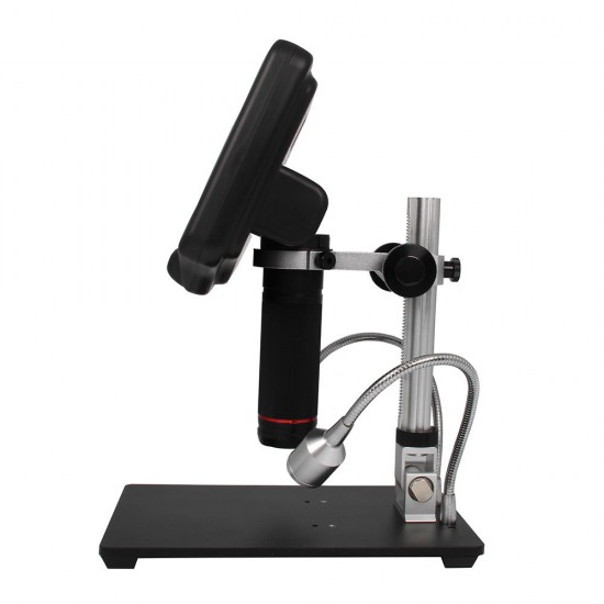 AD407 3D HDMI Digital Microscope 7 '' Screen Electronic Soldering Microscope for Phone Repair with Adjustable Stand