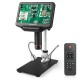 AD407 3D HDMI Digital Microscope 7 '' Screen Electronic Soldering Microscope for Phone Repair with Adjustable Stand