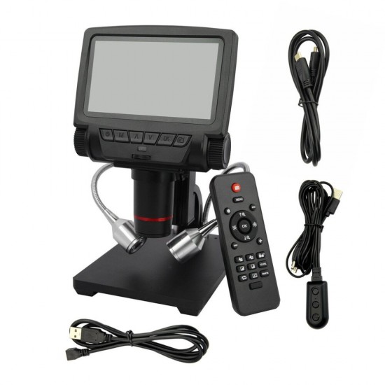 ADSM301 Digital USB/HDMI/AV Microscope 5inch Built-in Display High Object Distance THT SMD for Mobile Phone Repair ADSM301 Digital USB/HDMI/AV Microscope 5inch Built-in Display High Object Distance THT SMD for Mobile Phone Repair