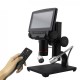 ADSM301 Digital USB/HDMI/AV Microscope 5inch Built-in Display High Object Distance THT SMD for Mobile Phone Repair