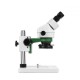 BST-X5 Binocular Stereo Microscope 7-45X Continuous Zoom Professional Mobile Phone Repair Circuit Board Microscope with LED Lights Flat-bottomed Stand
