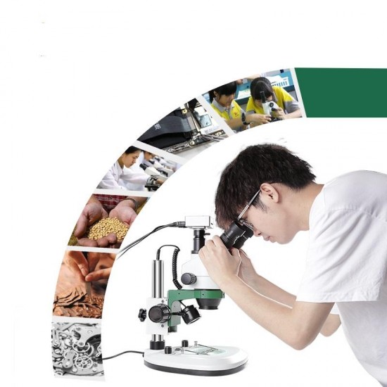 BST-X6 Video Stereo 3D Digital Microscope + Camera Metallurgical Microscope For Motherboard CPU PCB Repair