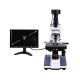 Black Background HD Digital Biological Lab Microscope LED Light + 5MP Electronic Eyepiece + USB Data Line+Metal Box Black Background HD Digital Biological Lab Microscope LED Light + 5MP Electronic Eyepiece + USB Data Line+Metal Box