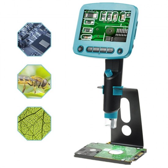 DM01 4.3 Inch LCD Screen HD 5.0MP 800X Portable USB Digital LCD Microscope High Brightness 8 LEDs DM01 4.3 Inch LCD Screen HD 5.0MP 800X Portable USB Digital LCD Microscope High Brightness 8 LEDs