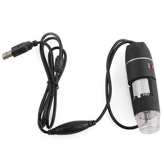 New USB 8 LED 500X 2MP Digital Microscope Endoscope Magnifier Video Camera with Suction Cup Stand