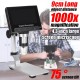 DM5 1000X 4.3 inch 1080P Digital USB Microscope Magnifier Camera With 8LED Lights and Stand