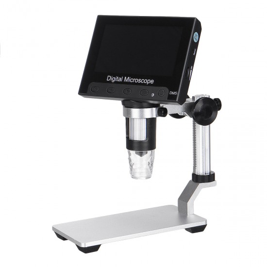 DM5 1000X 4.3 inch 1080P Digital USB Microscope Magnifier Camera With 8LED Lights and Stand DM5 1000X 4.3 inch 1080P Digital USB Microscope Magnifier Camera With 8LED Lights and Stand