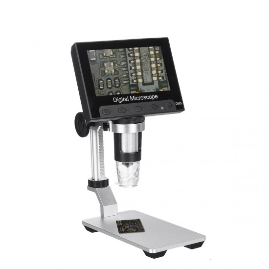 DM5 1000X 4.3 inch 1080P Digital USB Microscope Magnifier Camera With 8LED Lights and Stand DM5 1000X 4.3 inch 1080P Digital USB Microscope Magnifier Camera With 8LED Lights and Stand