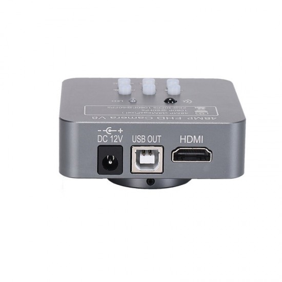 FHD 48MP HDMI USB Industrial Electronic Digital Video Microscope Camera 180X C Mount Lens for Phone PCB Soldering FHD 48MP HDMI USB Industrial Electronic Digital Video Microscope Camera 180X C Mount Lens for Phone PCB Soldering
