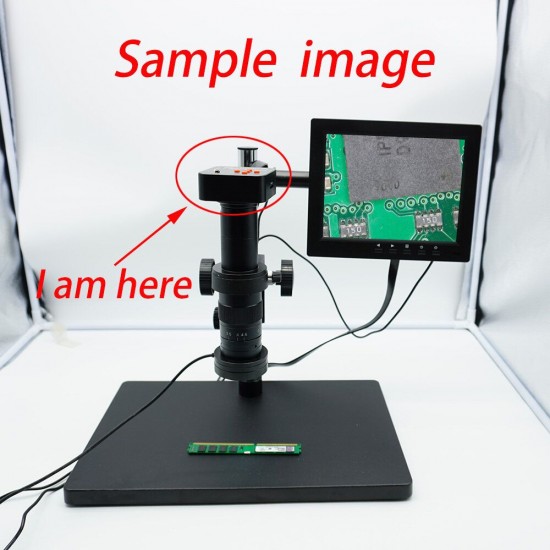 Full HD 1080P 60FPS 2K 48MP HDMI USB Industrial Electronic Digital Video Microscope Camera for Phone CPU PCB Repair