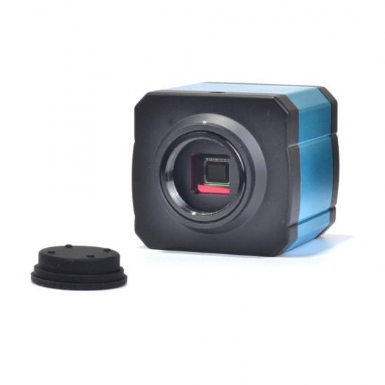 14MP USB Digital Industry Microscope Camera 100X Zoon C-mount Lens 4GB TF Card + 7'' Inch LCD Monitor