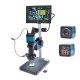 14MP USB Digital Industry Microscope Camera 100X Zoon C-mount Lens 4GB TF Card + 7'' Inch LCD Monitor 14MP USB Digital Industry Microscope Camera 100X Zoon C-mount Lens 4GB TF Card + 7'' Inch LCD Monitor
