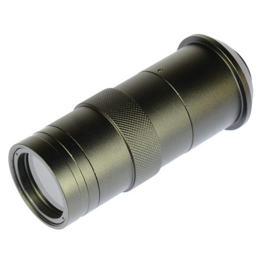 16MP 1080P USB Digital Industry Video Soldering Microscope Camera 7 Inch LCD Screen 100X C-MOUNT Lens Zoom 40 LED Light