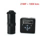 21MP 1080P 60FPS 2K Industrial Camera USB Digital Video Microscope Magnifier 100X 180X 200X 300X Lens C-mount Accessories 21MP 1080P 60FPS 2K Industrial Camera USB Digital Video Microscope Magnifier 100X 180X 200X 300X Lens C-mount Accessories