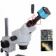 2K 51MP 1080P 60FPS HDMI USB Electronic Industrial Microscope Camera 0.5X Eyepiece Adapter 30mm/30.5m Ring for Phone PCB Repair