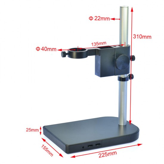 34MP 1080P USB Digital Industry Video Soldering Microscope Camera 7 Inch LCD Screen 100X C-MOUNT Lens Zoom 40 LED Light For PCB Repair 34MP 1080P USB Digital Industry Video Soldering Microscope Camera 7 Inch LCD Screen 100X C-MOUNT Lens Zoom 40 LED Light For PCB Repair