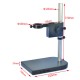 34MP 1080P USB Digital Industry Video Soldering Microscope Camera 7 Inch LCD Screen 100X C-MOUNT Lens Zoom 40 LED Light For PCB Repair