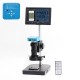 34MP 1080P USB Digital Industry Video Soldering Microscope Camera 7 Inch LCD Screen 100X C-MOUNT Lens Zoom 40 LED Light For PCB Repair