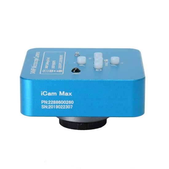 34MP 2K 1080P 60FPS HDMI USB Digital Microscope with 0.5X C-Mount Adapter 34MP 2K 1080P 60FPS HDMI USB Digital Microscope with 0.5X C-Mount Adapter