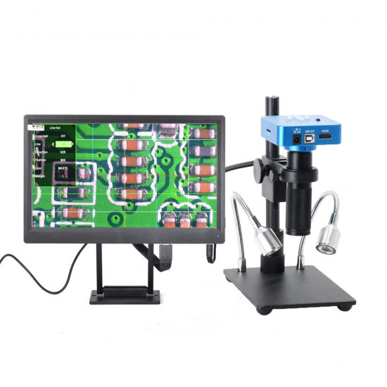 34MP 2K 1080P 60FPS HDMI USB Industrial Electronic Digital Video Soldering Microscope Camera Magnifier for Phone PCBTHT Reparing 34MP 2K 1080P 60FPS HDMI USB Industrial Electronic Digital Video Soldering Microscope Camera Magnifier for Phone PCBTHT Reparing