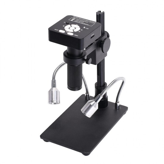 41MP 2K 1080P 60FPS HD USB2.0 Industrial Electronic Digital Video Soldering Microscope Camera Magnifier with Stand for Phone PCBTHT Reparing
