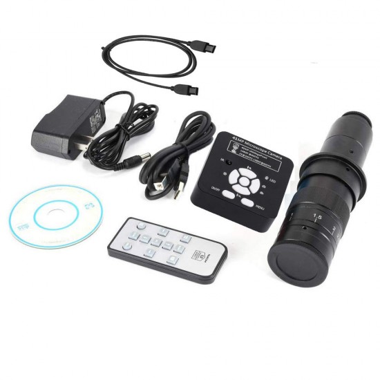 41MP HDMI 1080P 180X HD USB Digital Industry Video Inspection Microscope Camera Set TF Card Video Recorder for Mobile Phone PCB Repair