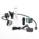 48MP Digital Industrial Video Microscope Camera + 100X C-mount Lens + 56 LED Ring Light For Soldering Repair+ Stand Holder