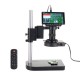 5 Inch Screen 16MP 1080P 60FPS HDMI USB & WIFI Digital Industry Microscope Camera +Table Stand +100X C-mount Lens +40 LED Light