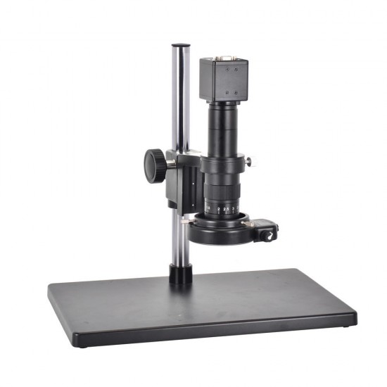 720P 1080P VGA Industrial Digital Video Microscope Camera + 180X C mount Lens + 56 LED Ring Light + Stand For PCB Repair 720P 1080P VGA Industrial Digital Video Microscope Camera + 180X C mount Lens + 56 LED Ring Light + Stand For PCB Repair