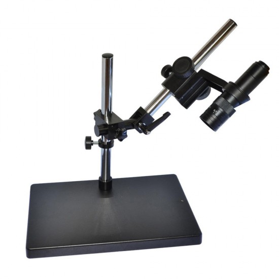 Dual-arm Heavy Duty Boom Stereo Metal Table Stand 50mm Ring Holder Universal Large Table Stand For Industrial Microscope