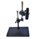 Dual-arm Heavy Duty Boom Stereo Metal Table Stand 50mm Ring Holder Universal Large Table Stand For Industrial Microscope