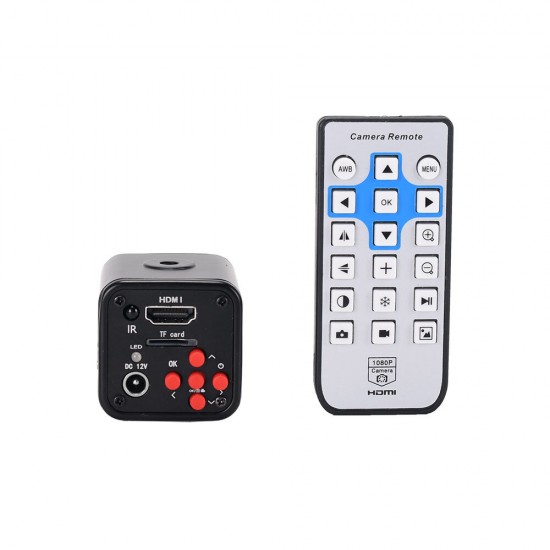 Full HD 16MP 2K 1080P 60FPS Industry Video Microscope Camera HDMI Output Magnifier TF Storage Chip Phone Repair Full HD 16MP 2K 1080P 60FPS Industry Video Microscope Camera HDMI Output Magnifier TF Storage Chip Phone Repair