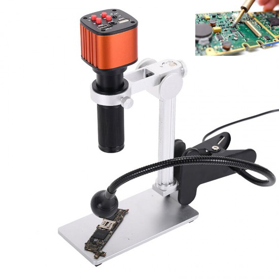 Full HD 24MP 1080P 60FPS Industry Video Microscope Camera HDMI USB Output Magnifier TF Storage Chip Phone Repair Full HD 24MP 1080P 60FPS Industry Video Microscope Camera HDMI USB Output Magnifier TF Storage Chip Phone Repair
