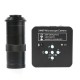 Full Set 34MP 2KIndustrial Microscope Camera HDMI USB Outputs 100X C-mount Lens 60 LED Light Video Recorder For PCB Soldering Full Set 34MP 2KIndustrial Microscope Camera HDMI USB Outputs 100X C-mount Lens 60 LED Light Video Recorder For PCB Soldering
