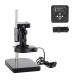 Full Set 34MP 2KIndustrial Microscope Camera HDMI USB Outputs 100X C-mount Lens 60 LED Light Video Recorder For PCB Soldering