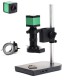 HDMI Digital Industrial Video Microscope Camera + 100X C-mount Lens + 56 LED Ring Light For Soldering Repair+ Stand Holder