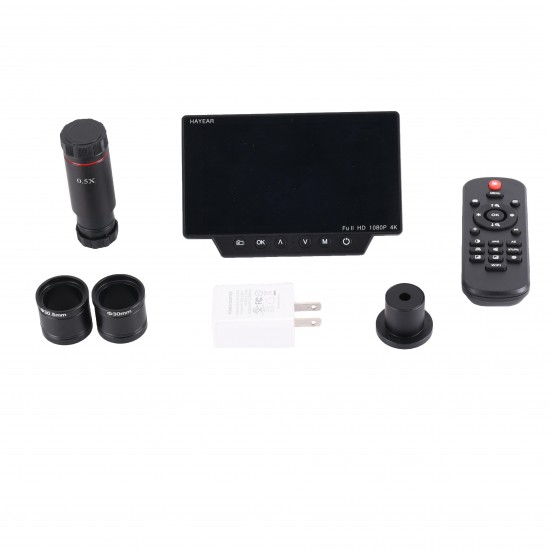 HY-1070 Microscope 16 Megapixel 4K 1080P USB Support WIFI Connection Digital Microscope with 1.0X 0.5X C-MOUNT Adapter HY-1070 Microscope 16 Megapixel 4K 1080P USB Support WIFI Connection Digital Microscope with 1.0X 0.5X C-MOUNT Adapter