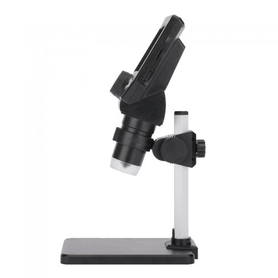 G1000 Portable Digital Microscope 4.3'' Electronic HD Video Microscopes 1-1000X HD 8MP Borescope Magnifier Camera